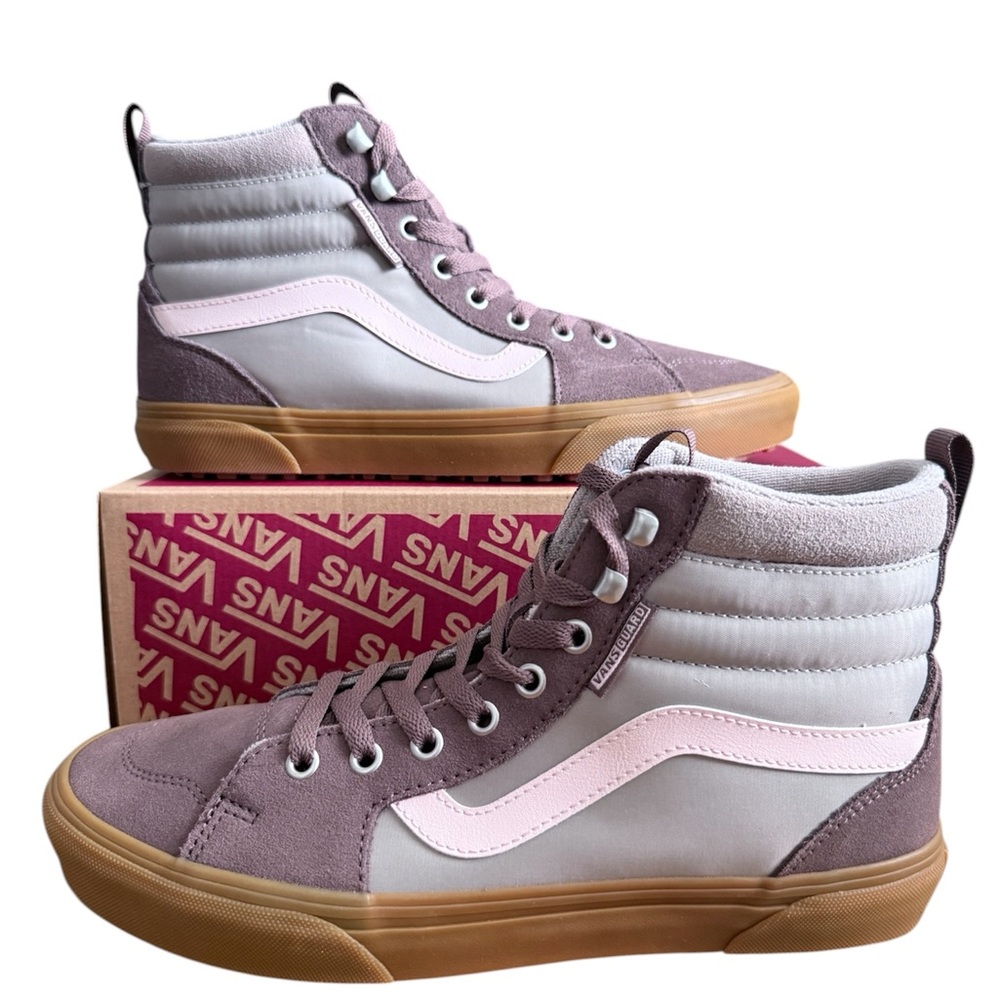 Vans Filmore Hi Vanguard Suede/Nylon Brown/Gum High Top Sneakers size 11
